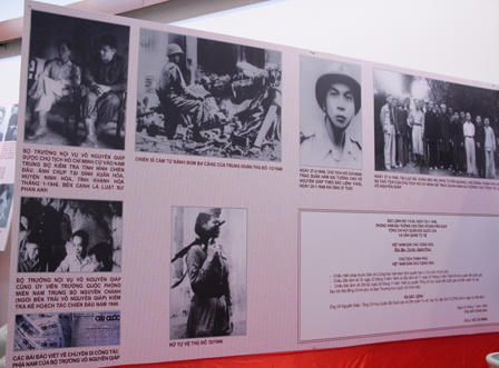 Triển lãm 103 bức ảnh về Đại tướng Võ Nguyên Giáp